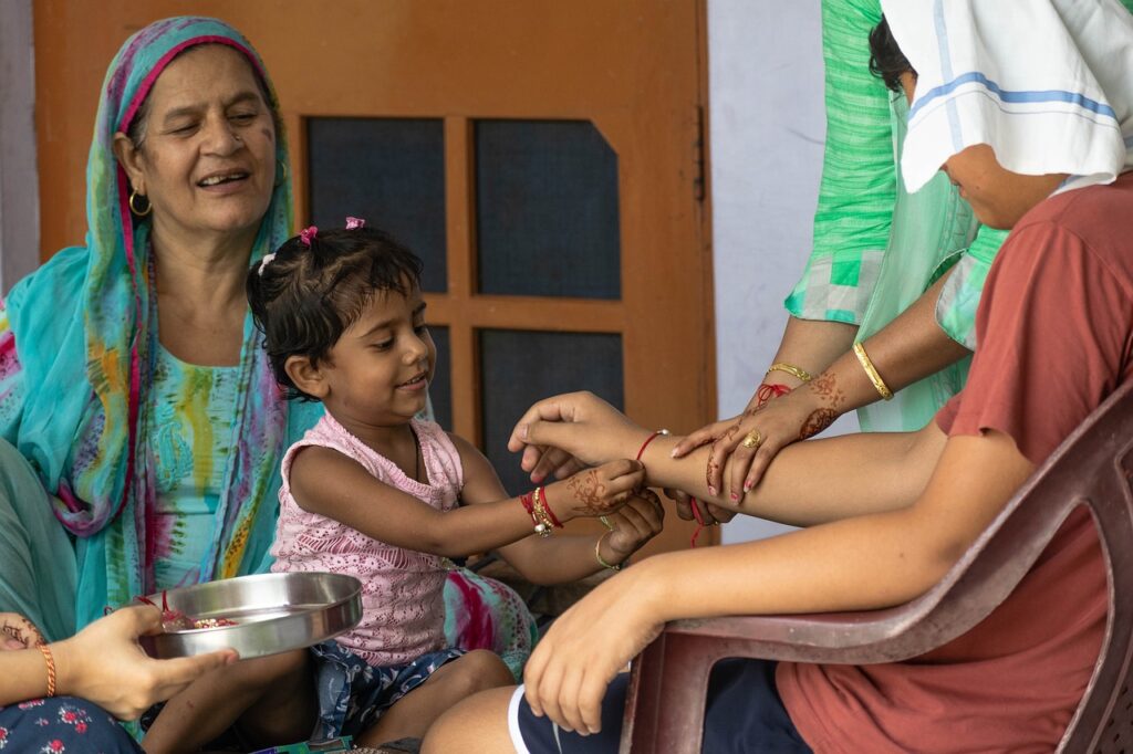 celebrating rakshabhandhan