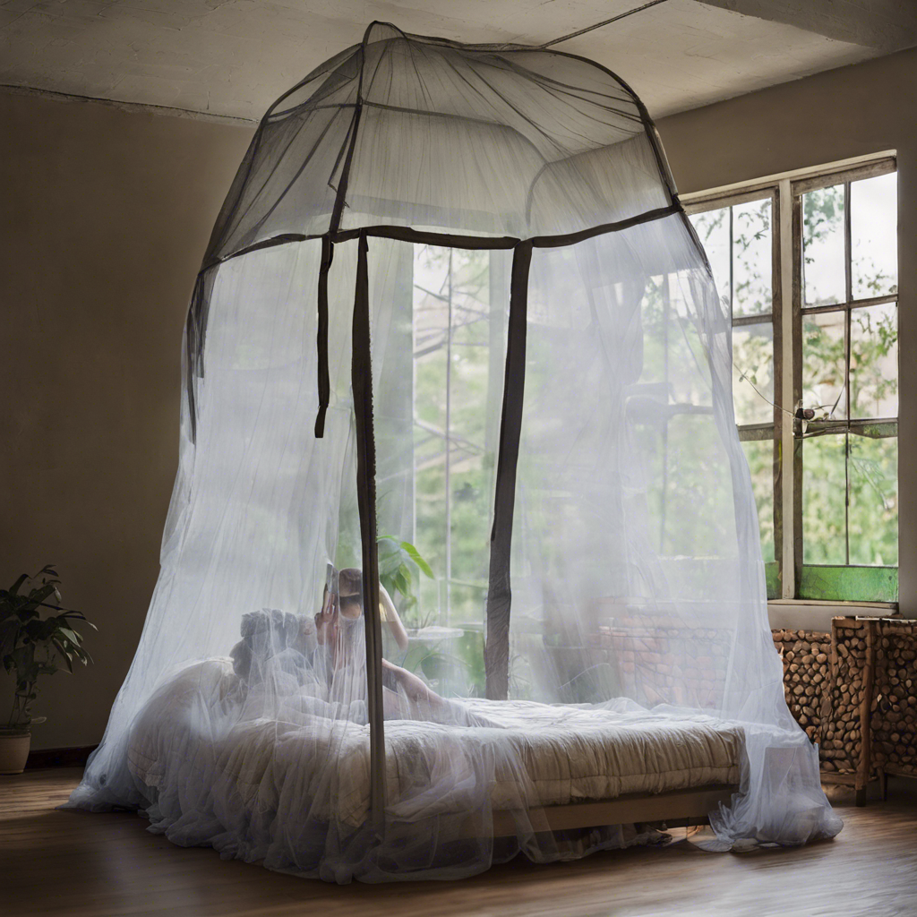 Using mosquito nets 